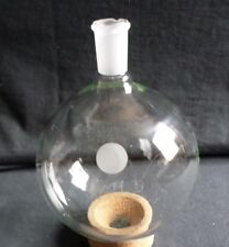 Chemglass 2000ml Glass Heavy Wall Round Bottom Flask 2440 Joint Chip Cg-1506-25