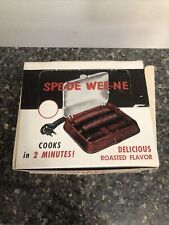 Spe-de Wee-ne Electric Hot Dog Cooker. Colfax Iowa Made In The 80s.