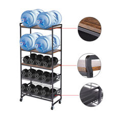 5-tier Movable Bakers Racks Microwave Cart Fit Kitchens Heavy Duty Appliances