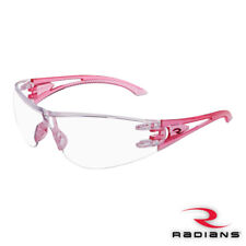 Radians Op6710id Optima Clear Lens Pink Temples Safety Glasses Ansi Z87.1