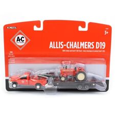 Ertl 164th Ford F-350 Allis Chalmers Dealership Truck With Trailer D19 Tractor