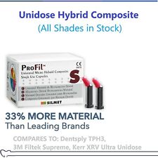 Dental Silmet Profil Micro Hybrid Composite Restorative All Shades - 20 Compules