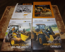 4-lot 90s-2019 John Deere Construction Equipment Brochures Nice Used