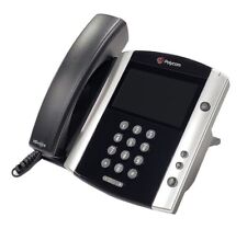 Polycom Vvx 601 Voip 16 Line Business Phone 4.3 Hd Touchscreen Poe With Stand