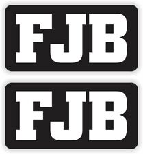 2x Fjb Hard Hat Stickers Welding Helmet Decals America Usa Maga Anti Joe Biden
