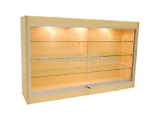 Maple Color Wall Showcase Display Store Fixture Knocked Down Wc439m