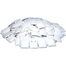 200 White Puff Earring Cards 1 12 X 1 34