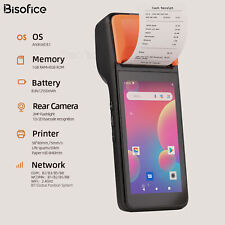 Bisofice Handheld Pos Pda Receipt Printer Pos Terminal 5.0 Inch Touchscreen Q6v2