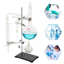 Lab Glassware Distillation Kit Essential Oil Distillation Apparatus Lab 1000ml