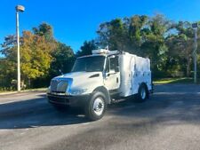 2007 International 4300 Enclosed Utility Truck With Backhoe Attachment 7.6 Dt466
