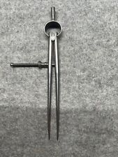 Vintage Ls Starrett Toolmakers 6 Round Leg Spring-type Compass Caliper Divider