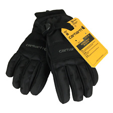 Carhartt Mens Gloves Size Small Black Waterproof Insulated Cuff Glove