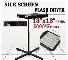18x18 Flash Dryer Silkscreen Printing Heating Heavy Duty Adjustable Prints Kit