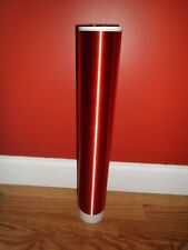 Red Tesla Coil Secondary 36awg 1200 To 6000 Turns On 3.5 Inch Diameter Pvc