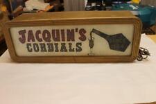 Vintage Jacquins Cordials Electric Illuminated Bar Sign
