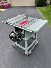 Delta 10 Contractors Table Saw With Rolling Platform