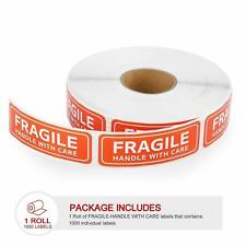5 Rolls 1000 1x3 Fragile Handle With Care Stickers Labels Easy Peel And Apply