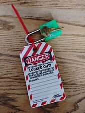 Grainger Condor Lock-outtag-out Green Lock One Key And Unused Tag