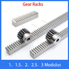 1 1.5 2-3 Modulus Spur Gear Racks For Cnc Linear Motion Length 500mm 45 Steel