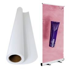 54x150ft. White Back Polypropylen Pp Roll Matte Film Perfect For Uv Printers
