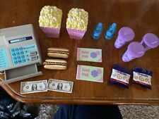 American Girl Doll Concession Stand Replacement Parts- Popcorn Register Pretzels