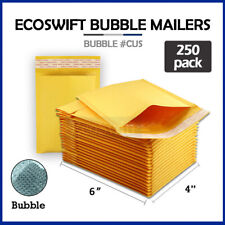 250 0000 4 X 6 Ecoswift Small Self Seal Kraft Bubble Mailers Padded Envelopes