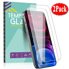 2-pack For Iphone 14 Pro Max 13 12 11 Xr Xs Max Tempered Glass Screen Protector