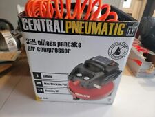 Used Central Pneumatic Pancake Air Compressor 60637 3 Gal 100 Psi