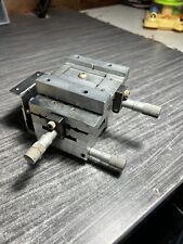 Vintage Xy Linear Stage Sliding Table Positioner Wlufkin Micrometers