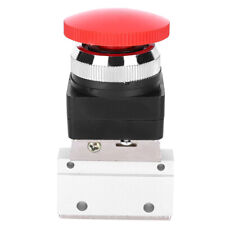 2-position 3-way G18in Pneumatic Mechanical Valve Push Button Switch Mov-03