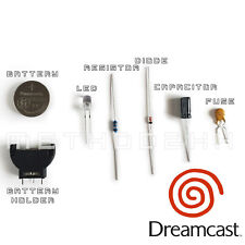 Sega Dreamcast Pcb Controller Board Port Fix Repair Kit Lot Led Battery Etc