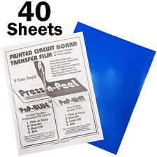 40 Sheets Press-n-peel Blue Pcb Transfer Film Printable A4 Size