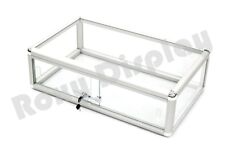 Glass Countertop Display Case Store Fixture Showcase With Front Lock Sc-kdflat