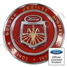 Fds011 Emblem Front Hood Nose Medallion Ford Golden Jubilee Tractor Naa16600a