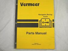 Vermeer Navigator Boring Tools Parts Manual