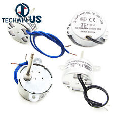 Tyc-40 12v Ac Synchronous Motor 5rpm For Optical Flower Decoration Good L2kd