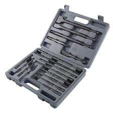 17 Pc Rotary Hammer Drill Bits Set Chisels Sds Plus Rotary Hammer Bits Chisels