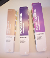 Pantone Color Guides Set Uncoated Solid Metallic 3 Pcs