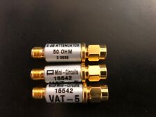Mini Circuits 15542 Vat-5 5db Attenuator 50ohm Lot Of 3