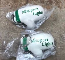 Vintage Newport Lights Cigarettes Promo Mini Boxing Glove Key Ring Lot Of 2 Nos