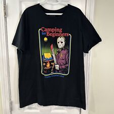 Friday The 13th Camping For Beginners T-shirt 2xl Camp Crystal Lake Jason