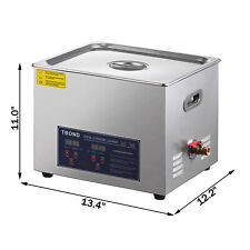 15l Ultrasonic Cleaner Stainless Steel Industry Heated Heater W Timer