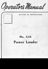 No. 33a Power Loader Front End Loader Owners Manual Ih Farmall H M 300 340 460