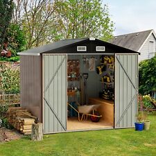 Aoxun 46ft Outdoor Storage Shed With Lockable Door And Air Vents