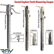 Dental Implant Teeth Size Measure Micro Boley Gauge Restorative Vdo Ruler Gauges