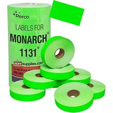 Flou. Green Pricing Labels For Monarch 1131 Price Gun - 1 Sleeve 20000 Price