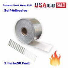 Self-adhesive Exhaust Heat Header Wrap5 Stainless Ties Exhaust Heat Shield Tape