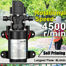 130psi Water Pump Self Priming Diaphragm High Pressure Rv Automatic Switch Dc12v