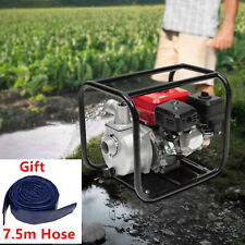 212cc 7.5 Hp 2 Portable Gas Powered Semi-trash Water Pump Gasoline Water Pump
