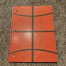 Pen Gear Spiral Notebook College Ruled 80 Pages 8 X 10.5 Orange Basketball